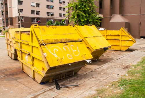 Site clearance team preparing a construction site in Hounslow