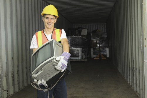 Professionals removing garden waste in Hounslow