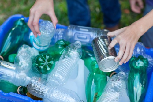 Environmental recycling practices with builders skips
